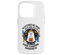 In October We Wear Yellow Blue Down Syndrome Ghost Case for iPhone 14 Pro
