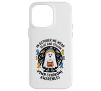 In October We Wear Yellow Blue Down Syndrome Ghost Case for iPhone 14 Pro Max