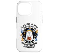 In October We Wear Yellow Blue Down Syndrome Ghost Case for iPhone 16 Pro