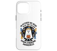 In October We Wear Yellow Blue Down Syndrome Ghost Case for iPhone 16 Pro Max
