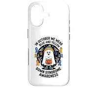 In October We Wear Yellow Blue Down Syndrome Ghost Case for iPhone 17