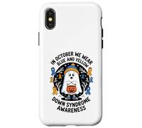 In October We Wear Yellow Blue Down Syndrome Ghost Case for iPhone X/XS