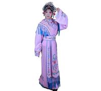 in OrientTown Peking Opera Performance Costume Empress Attire Chinese Operas Noble Consort Drunken Colorful Outfit A078 (Pink)