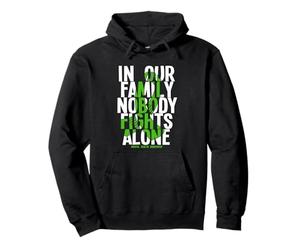In Our Family Nobody Fights Alone Mental Health Awareness Pullover Hoodie