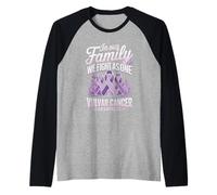 in Our Family We Fight As One Vulvar Cancer Awareness Raglan Baseball Tee
