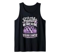 in Our Family We Fight As One Vulvar Cancer Awareness Tank Top