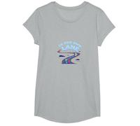 in Our Own Lane: Unique Path Motivational Quote T-Shirt, Girls, Heather Grey, Medium