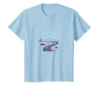 in Our Own Lane: Unique Path Motivational Quote T-Shirt, Kids, Baby Blue, 2 Years