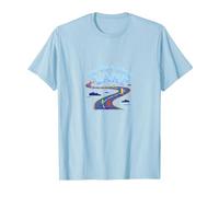 in Our Own Lane: Unique Path Motivational Quote T-Shirt, Men, Baby Blue, 3XL