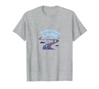 in Our Own Lane: Unique Path Motivational Quote T-Shirt, Men, Heather Grey, S