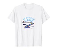 in Our Own Lane: Unique Path Motivational Quote T-Shirt, Men, White, 5XL