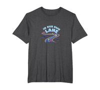 in Our Own Lane: Unique Path Motivational Quote T-Shirt, Men's Big and Tall, Dark Heather Grey, 6X Tall
