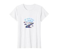 in Our Own Lane: Unique Path Motivational Quote T-Shirt, Women, White, XXL