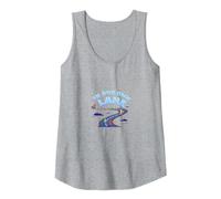 in Our Own Lane: Unique Path Motivational Quote Tank Top, Women, Heather Grey, M