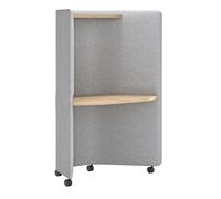In Out Office ME2259 Office desk with sound-absorbing partitions Andreu World