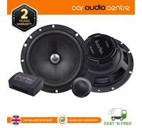 In Phase 600W Total 2-Way 6.5" 16.5cm Car Door Component Speakers Tweeters Grill