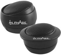In Phase Car Audio SXT1 Speaker - 1/2 Inch 200W PEI Silk Dome Tweeter (2 x Spea