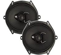 In Phase Car Audio SXT5735 Speaker - 5x7 Inch Oval, 260W, 3-Way Coaxial Shallow-Mount Speaker (2 x Speakers)