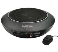 In Phase Car Audio USW10 300W 10" Underseat Ultra Slim Compact Active Subwoofer System, Die-Cast Aluminium , Black