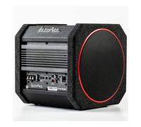 In Phase Car Audio XTB-828R 8" 400W Active Subwoofer with Passive Radiator and Class D Amplifer , Black
