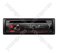 Pioneer DEH-S120UB CD MP3 USB AUX In Tuner Car Stereo - Red Illumination