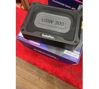 In Phase Car Audio USW300 300W Underseat Ultra Slim Compact Active Subwoofer...