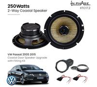In Phase VW Passat 2005 2015 Coxial Door Speaker Upgrade with Fitting Kit