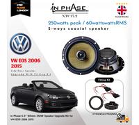 In Phase XTC17.2 250W 2-Way Coaxial Speaker Adapters + Harness for VW Cravelle