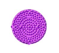 in-Place Slow Jogging Acupressure Mat - Round Foot Massage Pad for Health Walking, with Magnetic Points, Home Fitness Training Accessories for Plantar Fasciitis Relief(Purple,Small)