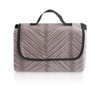 iN Premium Picnic Blanket Waterproof Backing - Waterproof Picnic Mat with Carrying Handle - Sand proof - Machine Washable -Generous Size 132cm x132cm