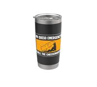 in Queso Emergency Call The Cheesemaker Funny Cheesemaking Stainless Steel Insulated Tumbler