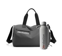 In rebellion - Gym Bag with 17Oz Water Bottle - Mens Gym Bag - Travel Bag - Travel Duffel Bags - Workout Gifts for Men - Yoga bag - Basketball Bag - Carry on Bag - Cool Gifts for Gym Rats - Duffel