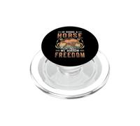 In Riding A Horse We Borrow Freedom Horseback Riding PopSockets PopGrip for MagSafe