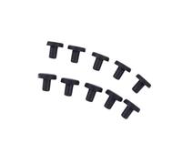 In Rubber Hole Plugs, Black Opening Covers with Round Flange Structure, 10 Piece Pack for General Repairs Rubber Hole Plugs Blanking Push in Opening Cover Cover Stoppers Flange Cap Inserts Spare Guard