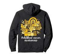 In September We Wear Rainbow Childhood Cancer awareness Tees Pullover Hoodie