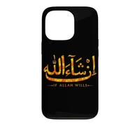 In Sha Allah If Allah Wills Quran Islam Calligraphy Muslim Case for iPhone 13 Pro