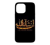 In Sha Allah If Allah Wills Quran Islam Calligraphy Muslim Case for iPhone 13 Pro Max