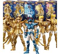 (In Stock)BLOKEES Original Gold Saint Seiya Sagittarius Aiolos Pegasus Tenma CHAMPION CLASS Assembled Action Figure Anime Toys Leo Aiolia