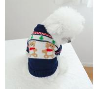In-Stock Cross-Border Popular Pet Clothing Direct from the Source Factory, and Winter Star Sweaters for Dogs and Cats Collection(Forestbearsweater,XL)