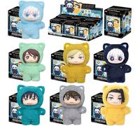 In Stock Genuine Eaki Jujutsu Kaisen Season 2 Cat Park Party Gojo Satoru Blind Box Plush Wrist Bag Pendant Model Collection 13