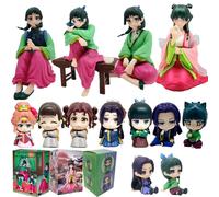 In Stock The Apothecary Diaries Maomao Jinshi Mini Figure Anime Periphery Kawaii Sitting Toys Desktop Car Ornaments Model Gifts 5 PCS-OPP Bag