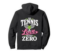 In Tennis Love Means Zero Cute Sarcastic Women Quote Pullover Hoodie