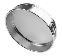 in Test Stainless Steel Laboratory Chrome-Plated Size Having 304 Mesh Screen Sturdy Double-Layer Frame Particle for Sieve for Analysis 20cm Food Pharmaceutical (50 Mesh)