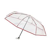 in the Air of Time NEYRAT539 Folding Umbrella, 30 cm, Transparent/Red