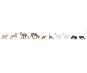 In the Animal Enclosure (10) Figure Set HO/OO gauge Faller 150937