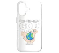In The Beginning GOD Created - Christian Creation Genesis Case for iPhone 17