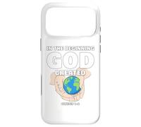 In The Beginning GOD Created - Christian Creation Genesis Case for iPhone 17 Pro Max