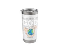 in The Beginning GOD Created - Christian Creation Genesis Stainless Steel Insulated Tumbler