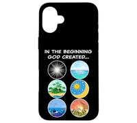In The Beginning GOD Created: School Teacher & Kids Creation Case for iPhone 16 Plus