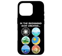 In The Beginning GOD Created: School Teacher & Kids Creation Case for iPhone 16 Pro